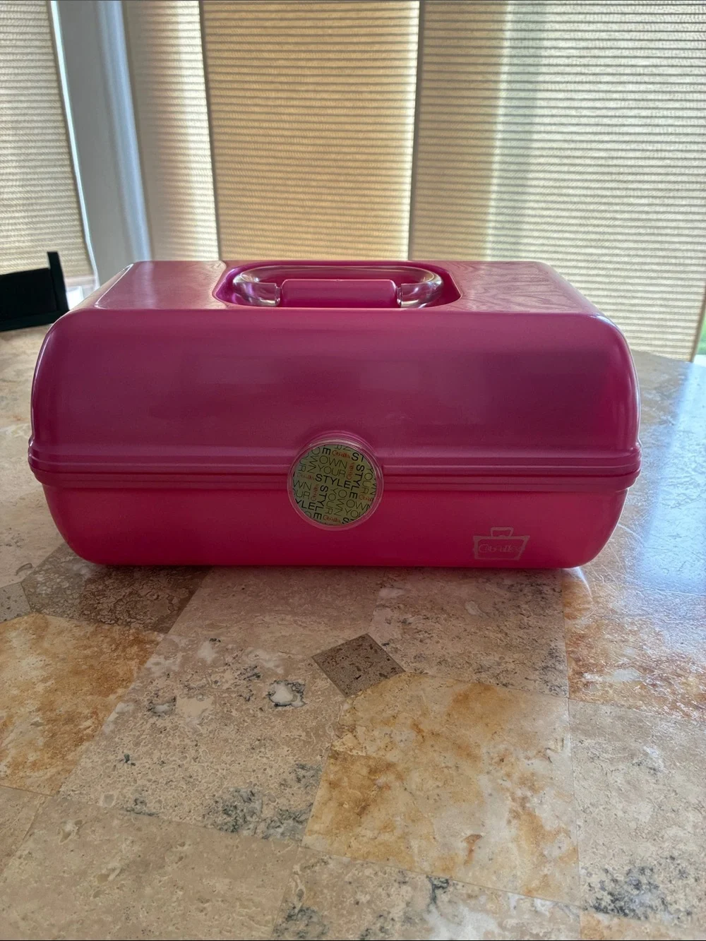 Caboodles Hot Pink Cosmetic Case with Branded Accent